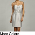 Issue New York Women's Bow-accent Strapless Belted Dress