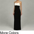 Issue New York Women's Organza Strapless Evening Gown