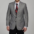 Ben Sherman Men's Black and White Houndstooth Slim-fit Sportcoat