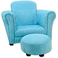 Trend Lab Turquoise Toddler Chair and Ottoman