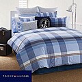 Tommy Hilfiger 'Heritage' Red, White, Blue Plaid 2-piece Twin-size Mini Comforter Set
