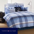 Tommy Hilfiger 'Heritage' Red, White, Blue Plaid 3-piece Full/Queen-size Mini Comforter Set