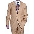 Ferrecci Men's Tan Two-button Suit