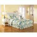Quilted Cotton Ocean Waves Euro Sham