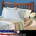 Grand Luxe Egyptian Cotton Sateen 300 Thread Count Chain Queen-size Deep Pocket Sheet Set