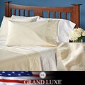 Grand Luxe Egyptian Cotton 800 Thread Count Chain Queen-size Deep Pocket Sheet Set