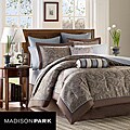 Madison Park Whitman Blue 12-piece Queen-size Bed in a Bag