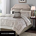 Madison Park Sausalito Tan 12-piece King-size Bed in a Bag