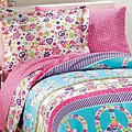 Peace and Love 5-piece Twin Size Bed in a Bag