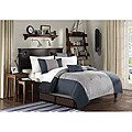 Sean Black Full/Queen-size 4-piece Comforter Set