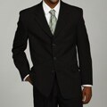 Phat Farm Men's Charcoal Notch Lapel 3-button Suit