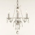 Venetian Style All-crystal 3-light Chandelier
