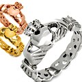 Stainless Steel Women's Claddagh Ring