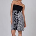 Water Water by Elan Women's Print Soutesh Strapless Smocked Dress