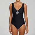 Ocean Dream Collection Women's Black/White One-Piece Swimsuit