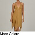 Issue New York Women's Bead and Sequin Halter Keyhole Evening Dress