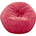Kid's Red Suede Beanbag