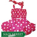 Just Girl's Pink Polka Dot Bathing/ Sun Suit