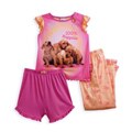 Saramax Animal Planet Girl's 3-piece Puppies Pajama Set
