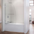 DreamLine Aqua Uno 34x 58-inch Single Panel Hinged Tub Door