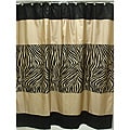 Zuma Zebra Shower Curtain and Hook Set