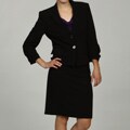 Calvin Klein Women's Black 2-piece Skirt Suit