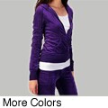 Tabeez Women's Hooded Velour Tracksuit