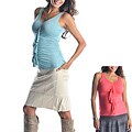Lilac Clothing Women's Maternity Ruffle Tank