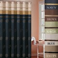 Maggie Embroidered Taffeta Shower Curtain