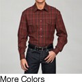 Perry Ellis Men's Plaid Woven Shirt