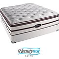 Beautyrest Elite Scott Plush Firm Super Pillow Top Cal King-size Mattress Set
