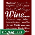 ABO Enterprises 'Subway Art Wine' Custom Print