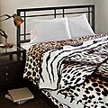 Solaron Synthetic Ultra-thick Animal Print Mink Blanket