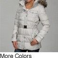 Steve Madden Women's Faux-fur Belted Jacket