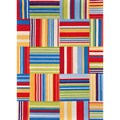 Handmade Peony Multi Block Rug (3'6 x 5'6)