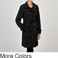 London Fog Women's Double-breasted Trench Coat