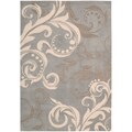 Hand-tufted Silver Cosmopolitan Rug (3'6 x 5'6)
