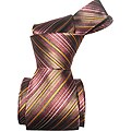 BOT Men's Taupe Striped Tie