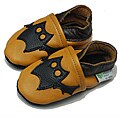 Halloween Bat Leather Infant Shoes