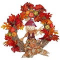 Scarecrow Harvest 24-inch Wreath