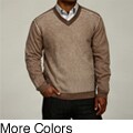 Oggi Moda Men's V-neck Merino Wool Sweater