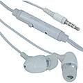 SKQUE 3.5mm White Earphone Headset with Mic