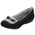 MIA Women's 'Yohanna' Black Suede Slip-on Moccasins