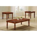 Dark Oak Country 3-piece Occasional Table Set