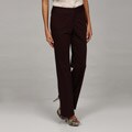 Ninety Women's Brown Banded Waist Pants