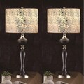 Zebrano 31-inch Table Lamps (Set of 2)