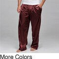 Alexander Del Rossa Men's Classic Satin Pajama Pants
