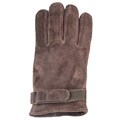 Isotoner Men's Large Brown Suede Gloves