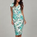 London Times Women's Shimmering Floral Dress
