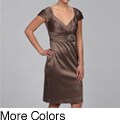 Patra Women's Bead-embellished Satin Dress